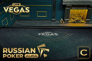 Live Vegas Russian Poker canlı casino oyunu